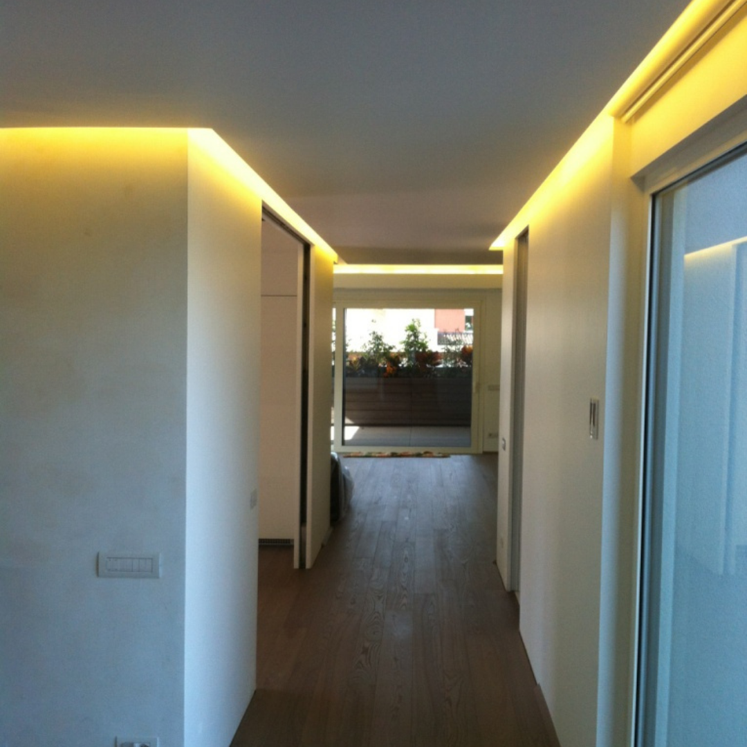 rifiniture cartongesso led